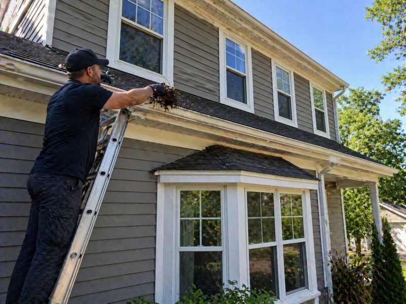 Gutter Blockage Removal in Fredericksburg, VA