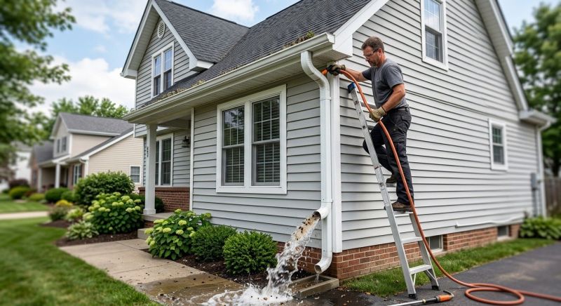 Gutter Downspout Unclogging in Morris County, NJ