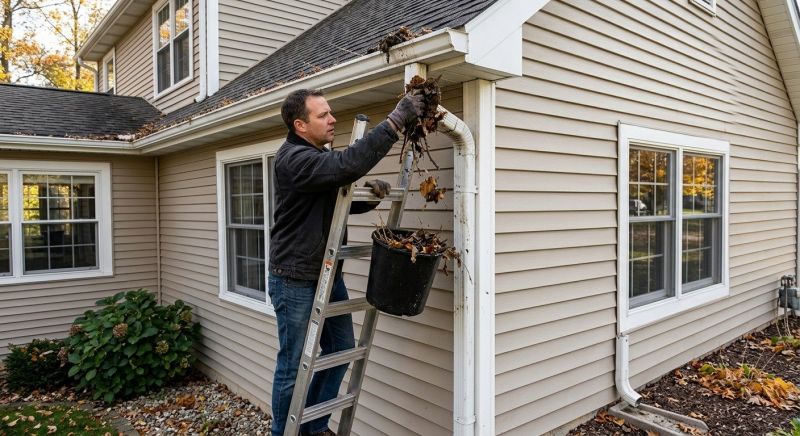 Downspout Blockage Removal in Pittsburgh, PA