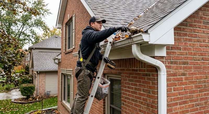 Downspout Blockage Removal in Boulder, CO