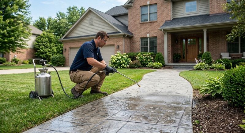 Sidewalk Concrete Sealing in Redmond, WA